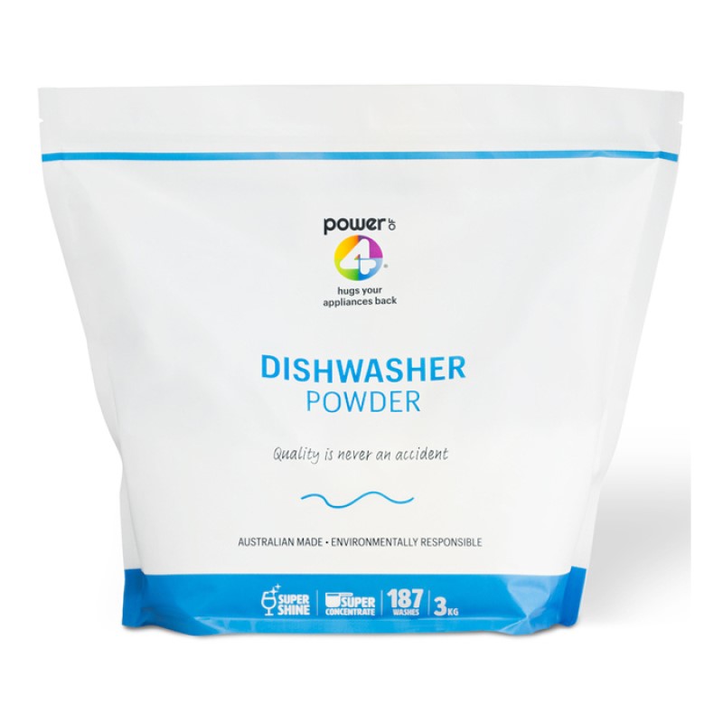 Power Of 4 Dishwasher Powder - 3kg (187 Washes)