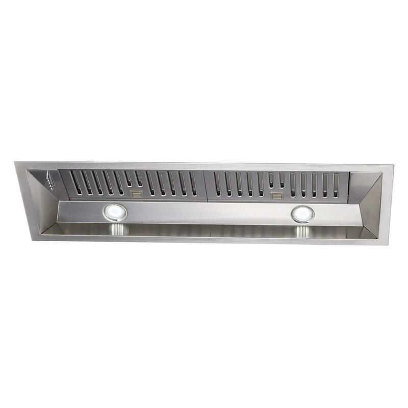 Schweigen 90cm Silent Undermount Rangehood 1600M3/hr - Silver