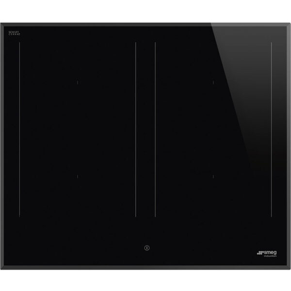 Smeg 60cm 4 Zone Induction Cooktop - Black