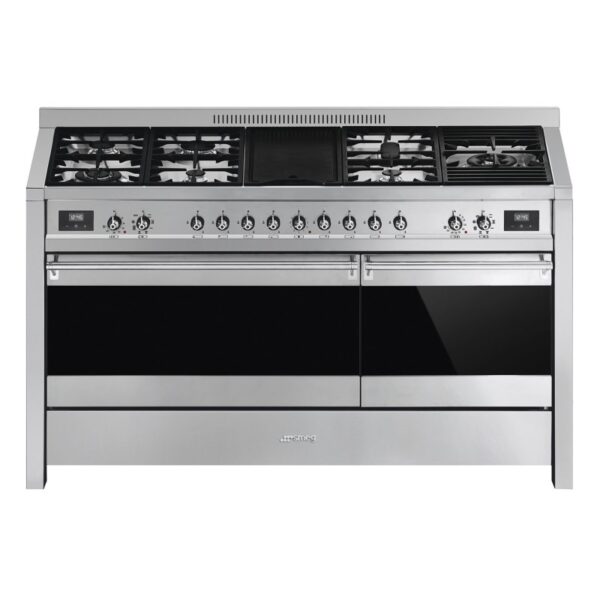 Smeg 150cm Classic Opera Thermoseal Freestanding Cooker - Stainless Steel