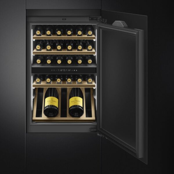 Smeg 40 Bottle Built - In Wine Cooler -  Black - Image 2