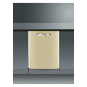 Smeg 60cm Built-In FAB Dishwasher Retro Design - Cream