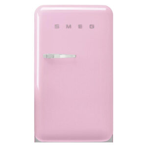 Smeg 135L 50's Style Retro Bar Fridge Right Hand Hinge - Pink