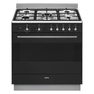 Smeg 90cm Freestanding Duel Fuel Cooker - Anthracite
