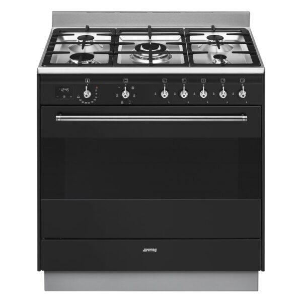 Smeg 90cm Freestanding Duel Fuel Cooker - Anthracite