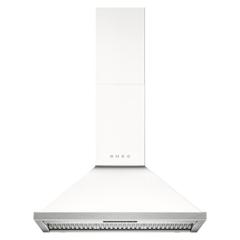 Smeg 90cm Portofino Canopy Rangehood - White