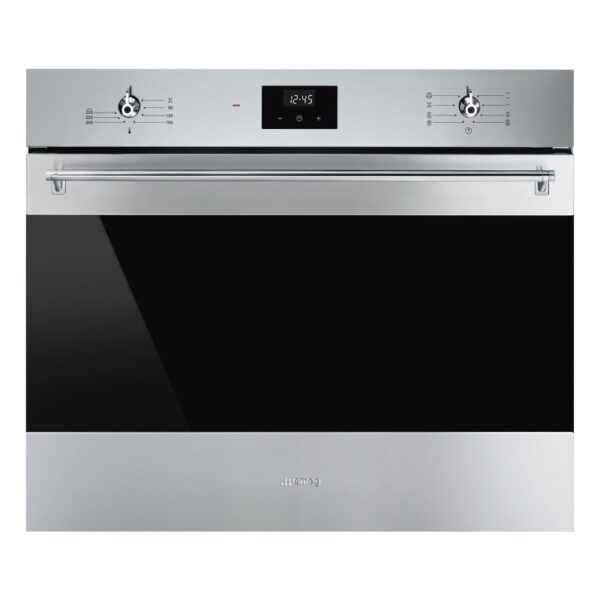 Smeg Classic Oven With Clock Stainless Steel 70cm