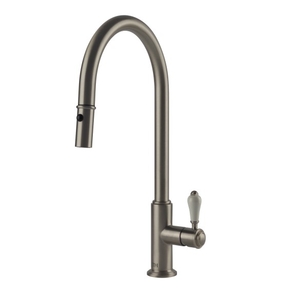 Turner Hastings Ludlow Pull Out Sink Mixer - Brushed Nickel
