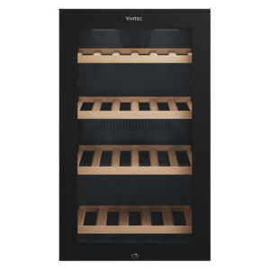 Vintec 35 Bottle Under-Counter Wine Fridge Cabinet - Black