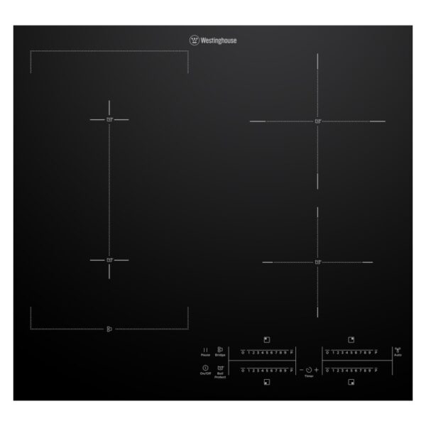 Westinghouse 60cm 4 Zone BoilProtect Bridge Zone Induction Cooktop