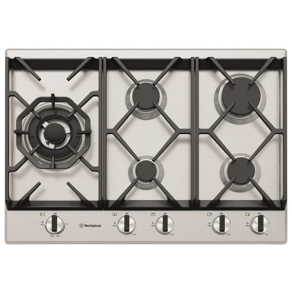 Westinghouse 75cm Gas Cooktop - Stainless Steel